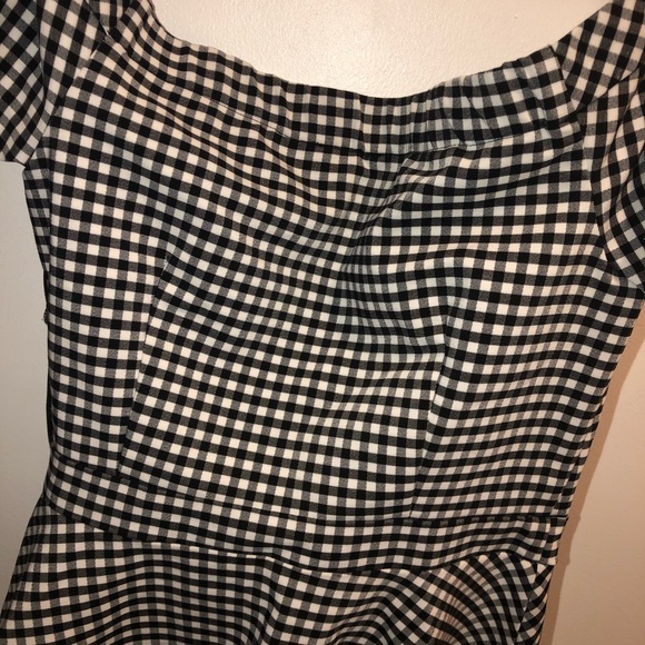 Dynamite blouse, of the shoulder, black and white - Picture 4 of 4